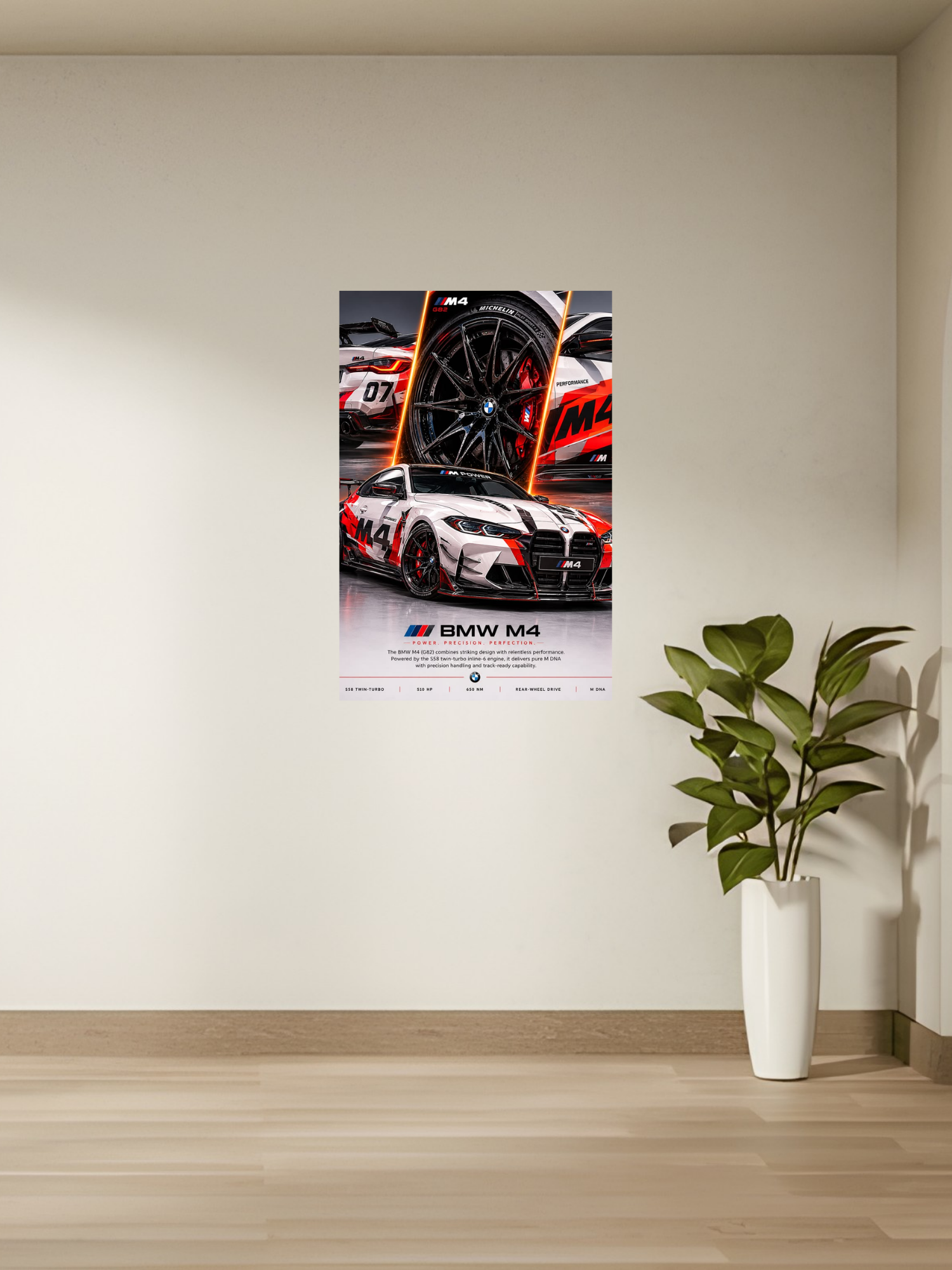 BMW M4 Poster