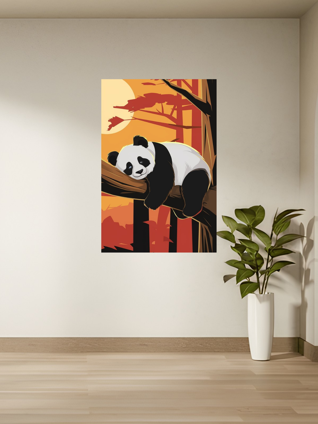 Panda Nature Poster