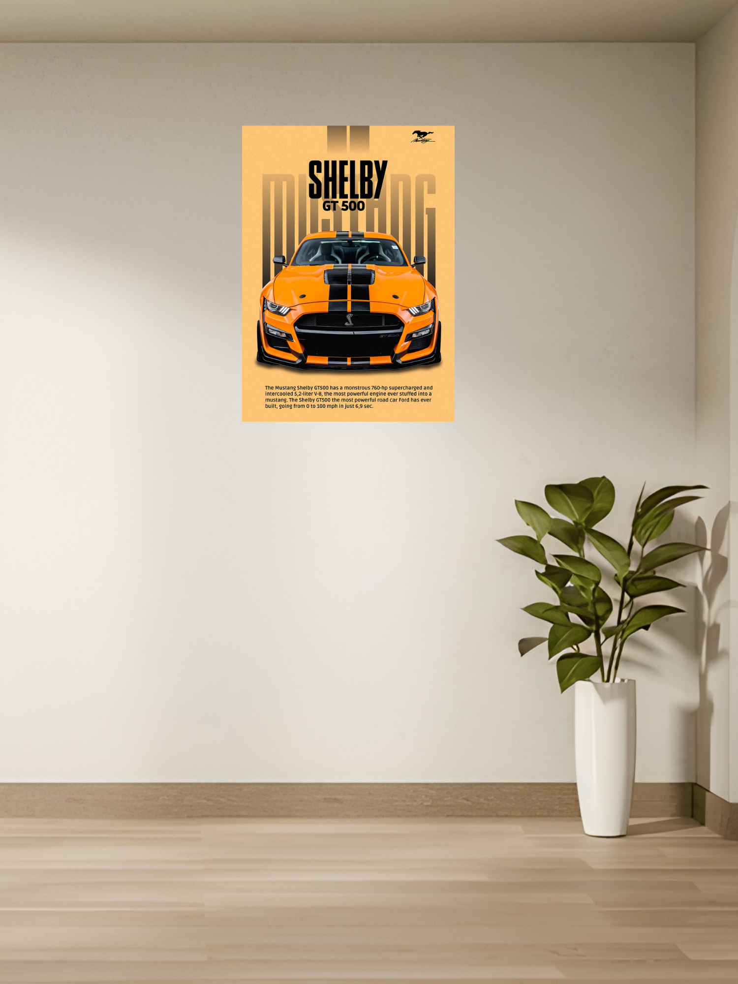 Ford Mustang Shelby GT500 Poster