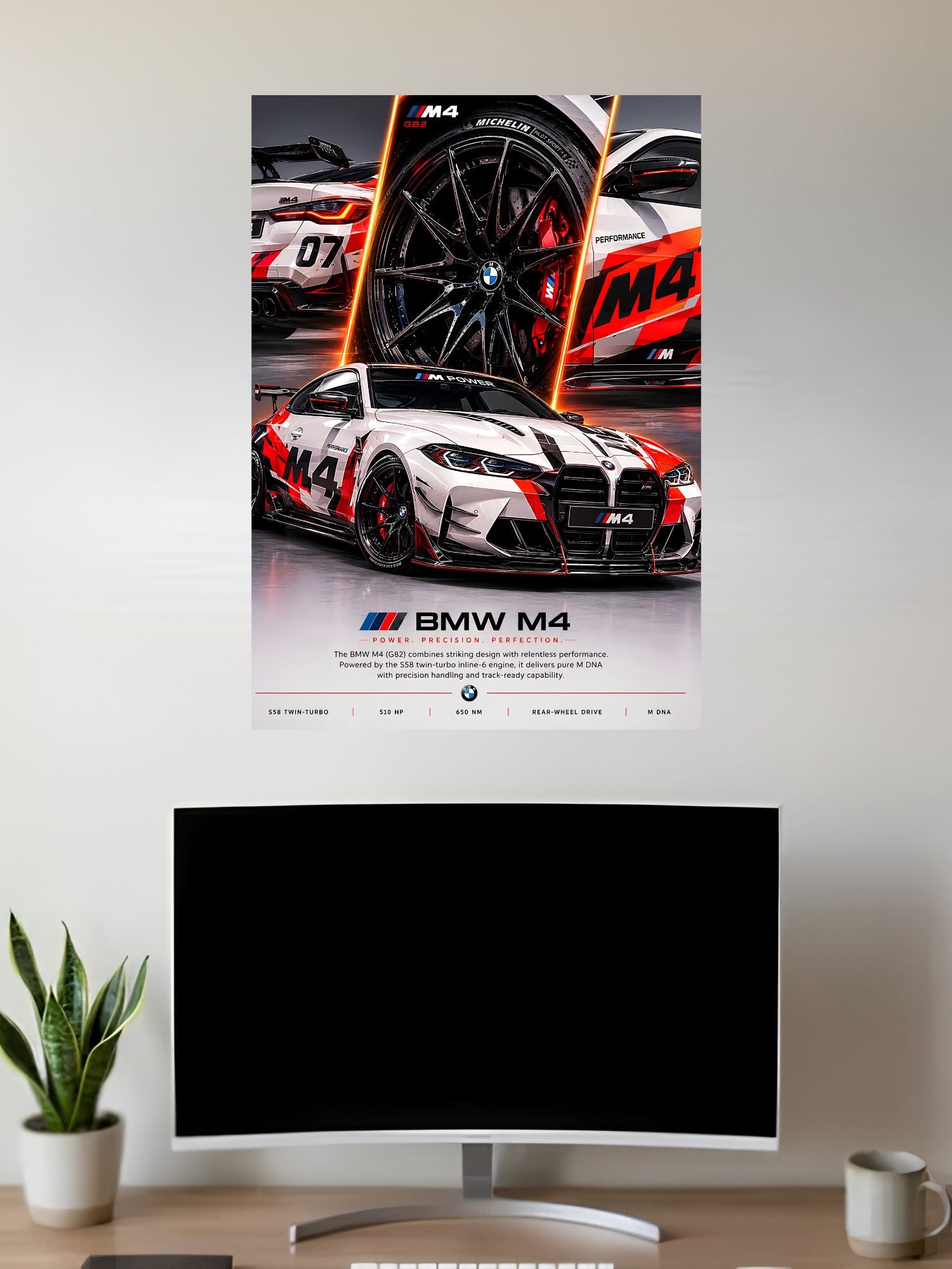 BMW M4 Poster