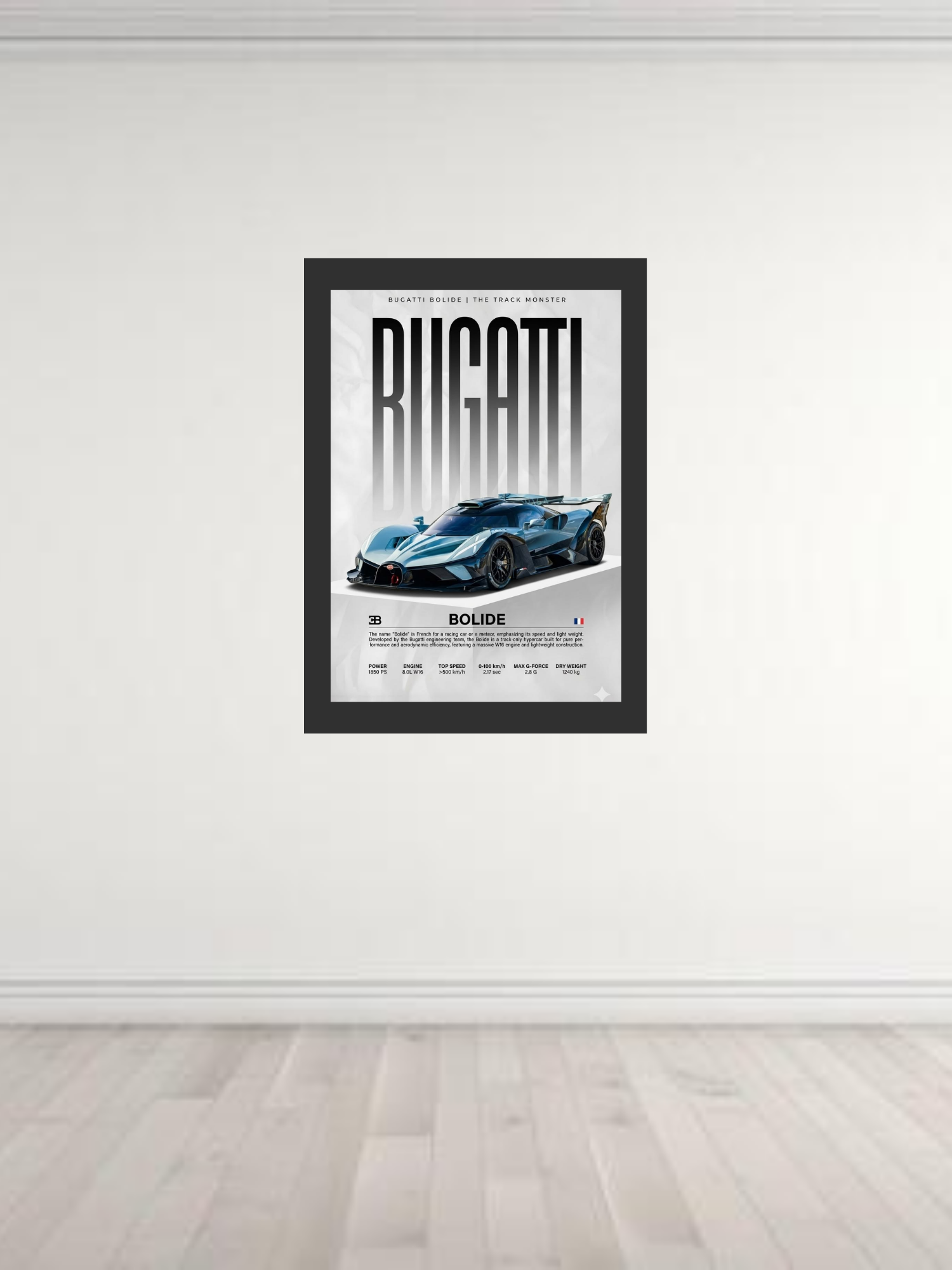 Bugatti Bolide Poster