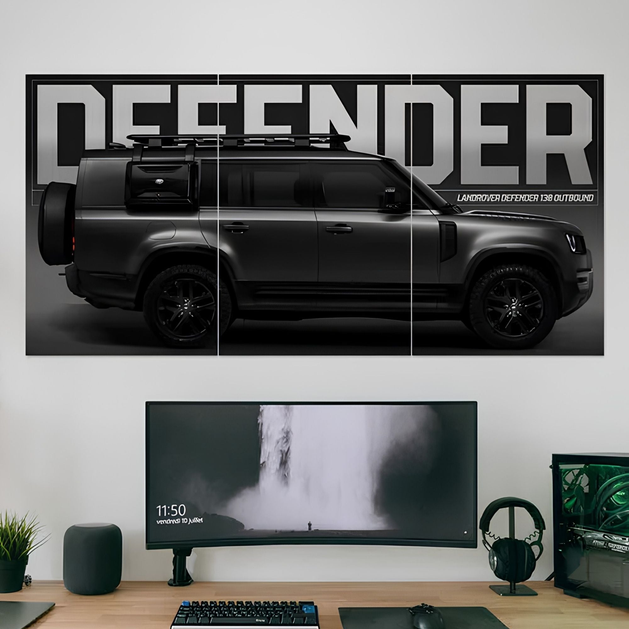 Defender 3-Split Poster