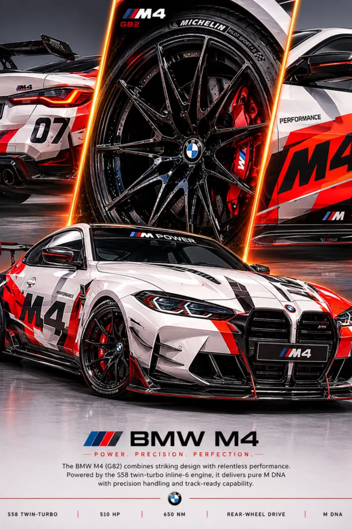 BMW M4 Poster