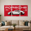 Porsche 3-Split Poster