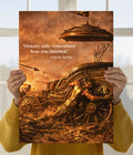 Angraj Karna Motivational Devotional Wall Poster