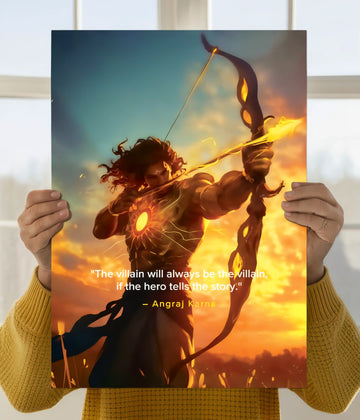 Angraj Karna – The Unheard Hero Devotional Wall Poster