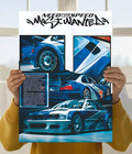 BMW M3 GTR NFS Most Wanted Poster