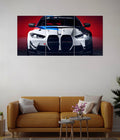 BMW M Motorsport Car Split Wall Poster