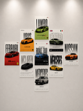 Cars Poster Set of 9 – A6