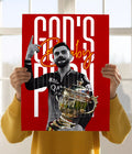 IPL 2025 Victory – Virat Kohli Wall Poster