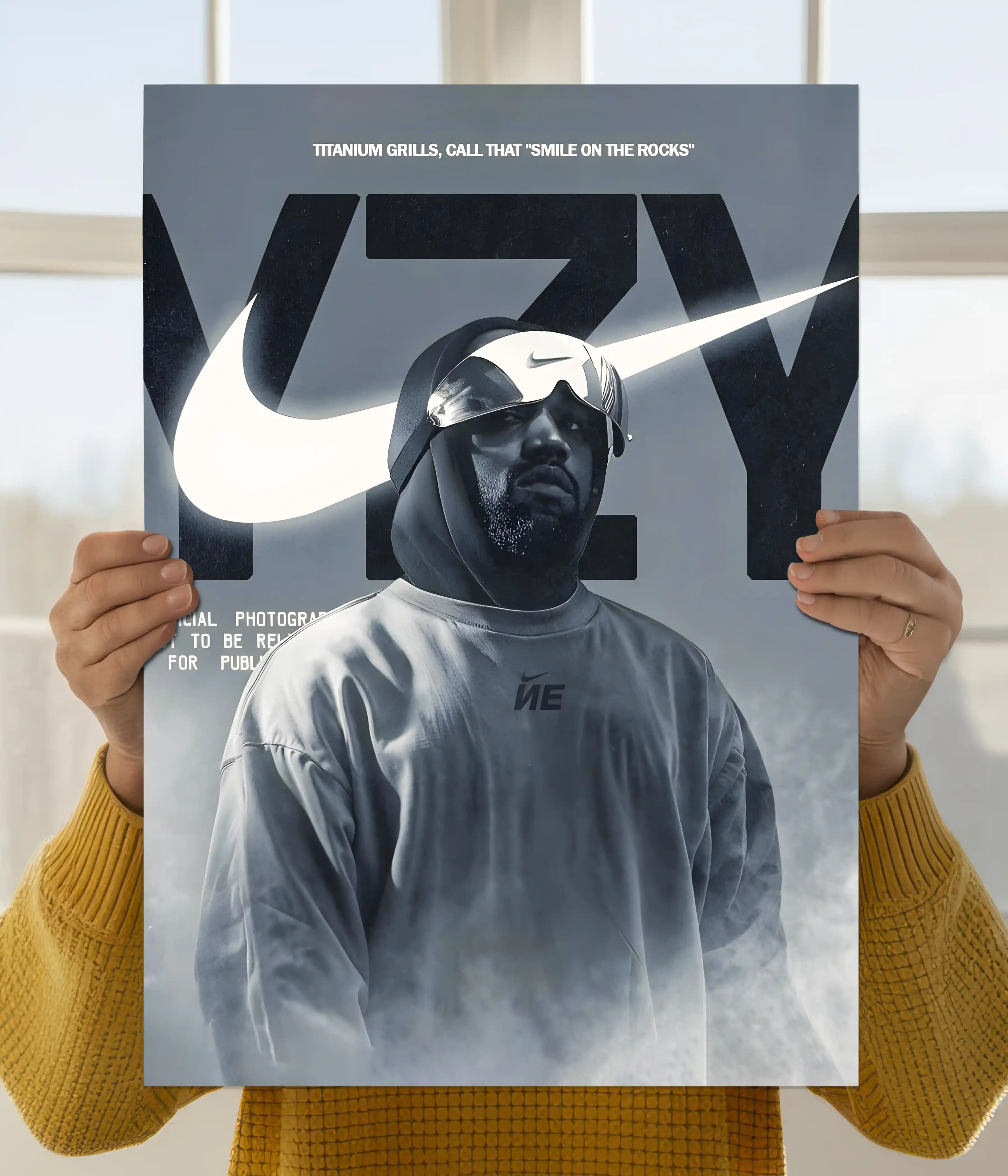 Kanye West YZY Aura Wall Poster
