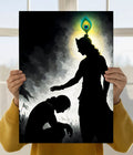Krishna Divine Guidance Wall Poster