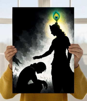 Krishna Divine Guidance Wall Poster