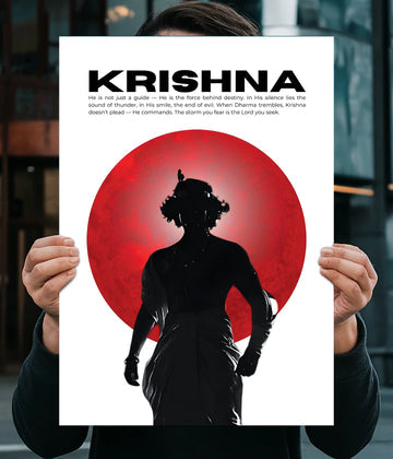 Krishna – The Divine Commander Wall Poster