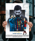 Lionel Messi – The G.O.A.T Legacy Wall Poster