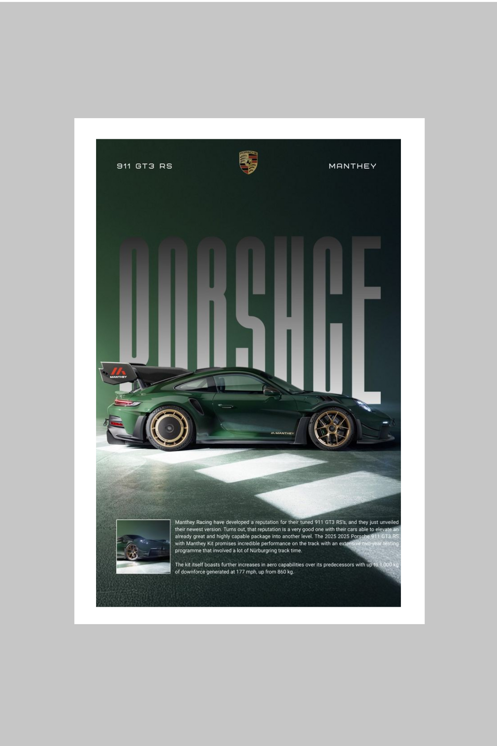 PORSCH 911 GT3 RS