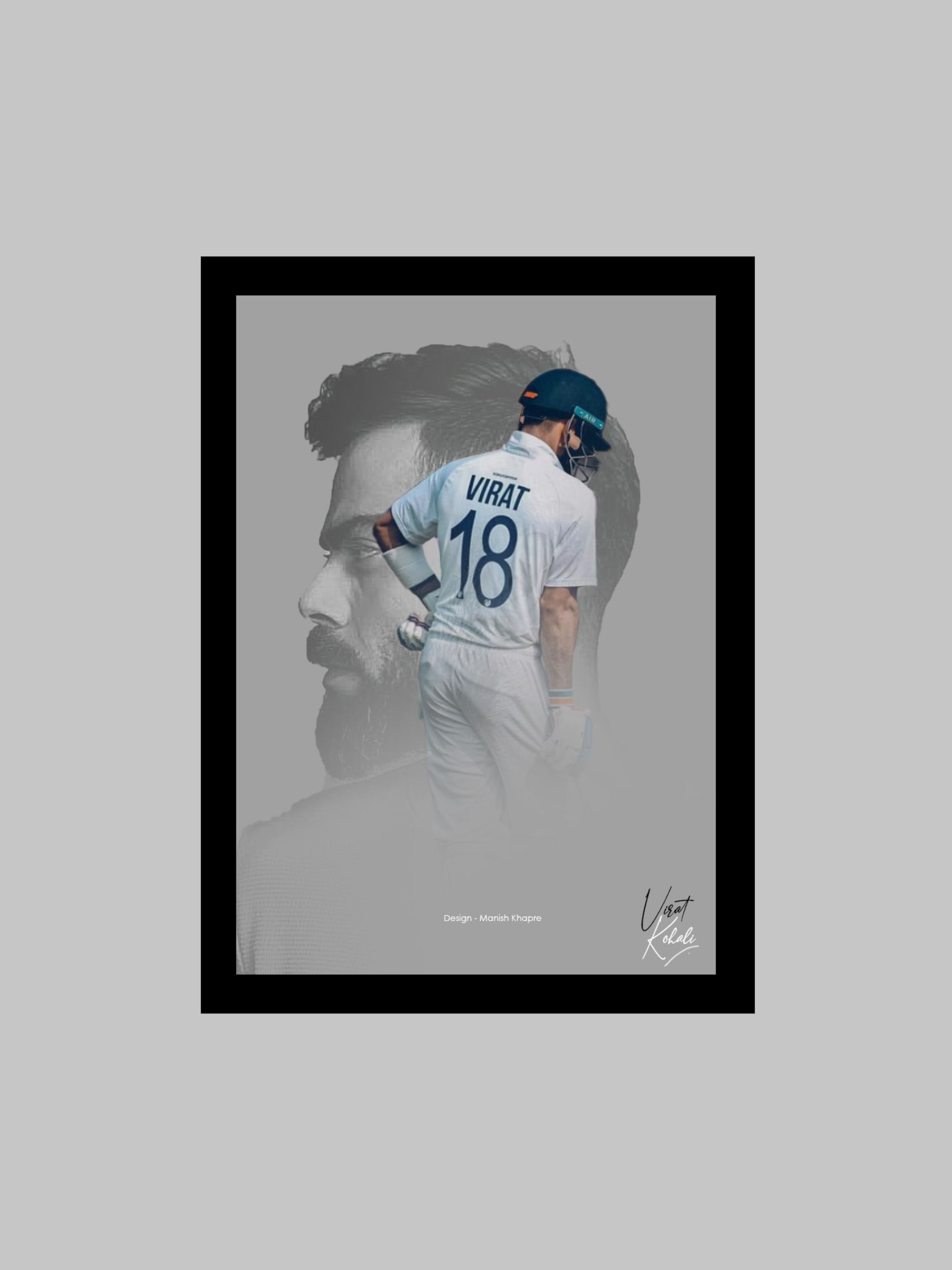 Virat Kohli Cricket Poster