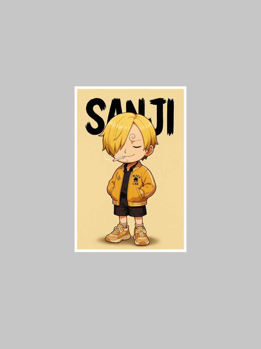 Sanji One Piece Anime Poster