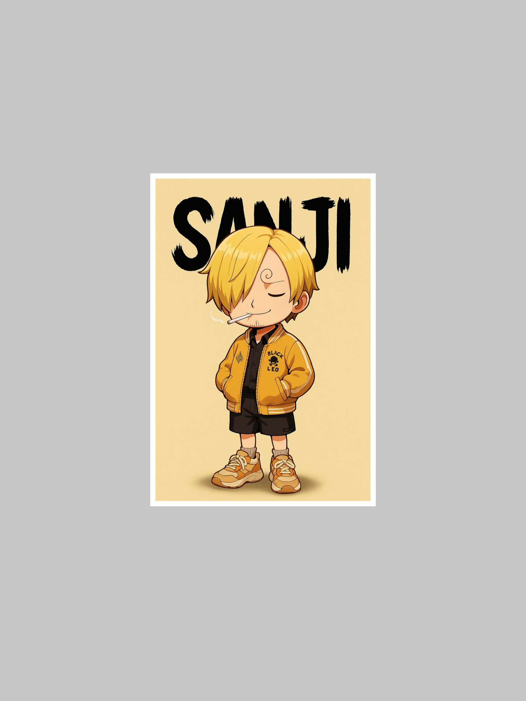 Sanji One Piece Anime Poster