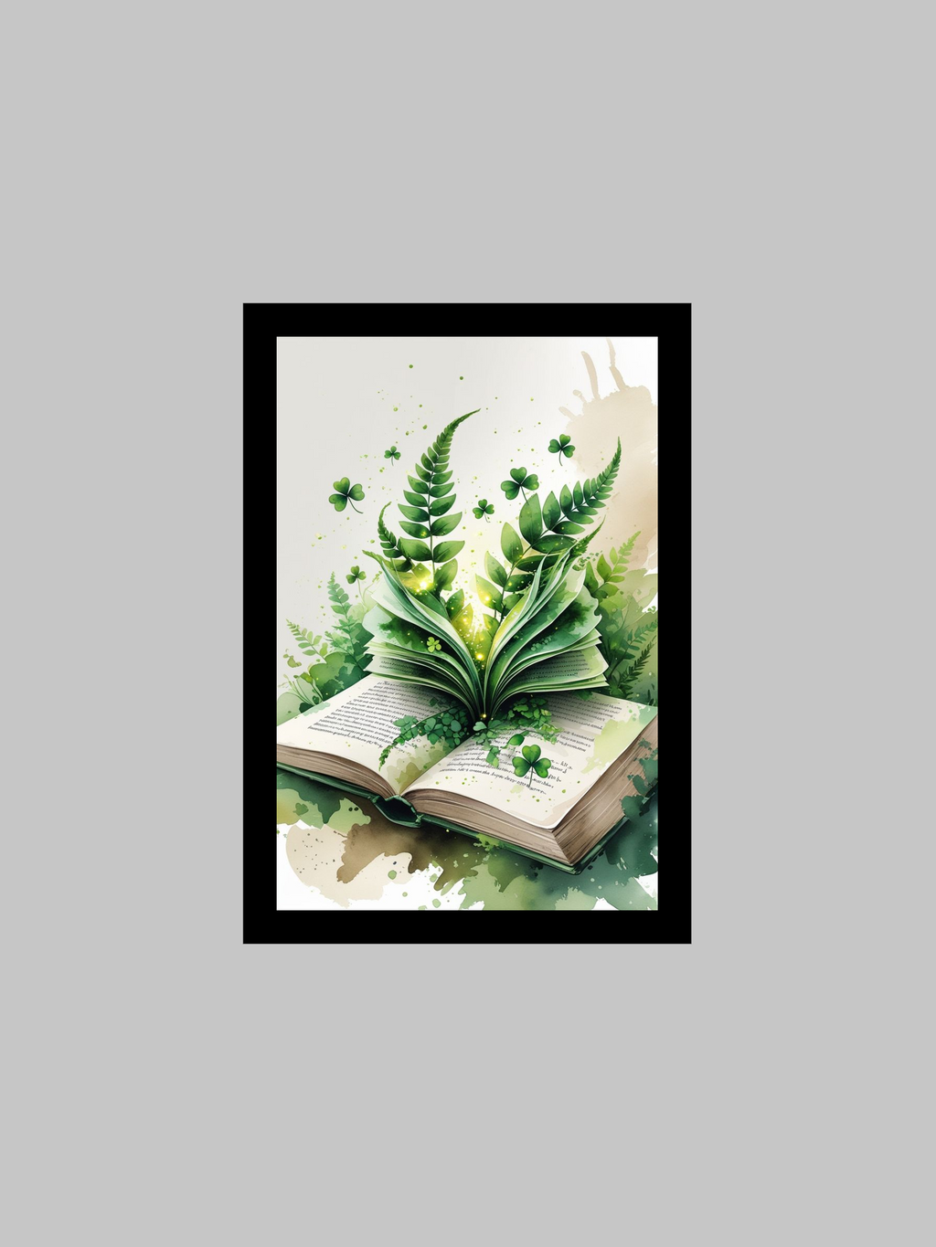 Books & Wild Nature Poster