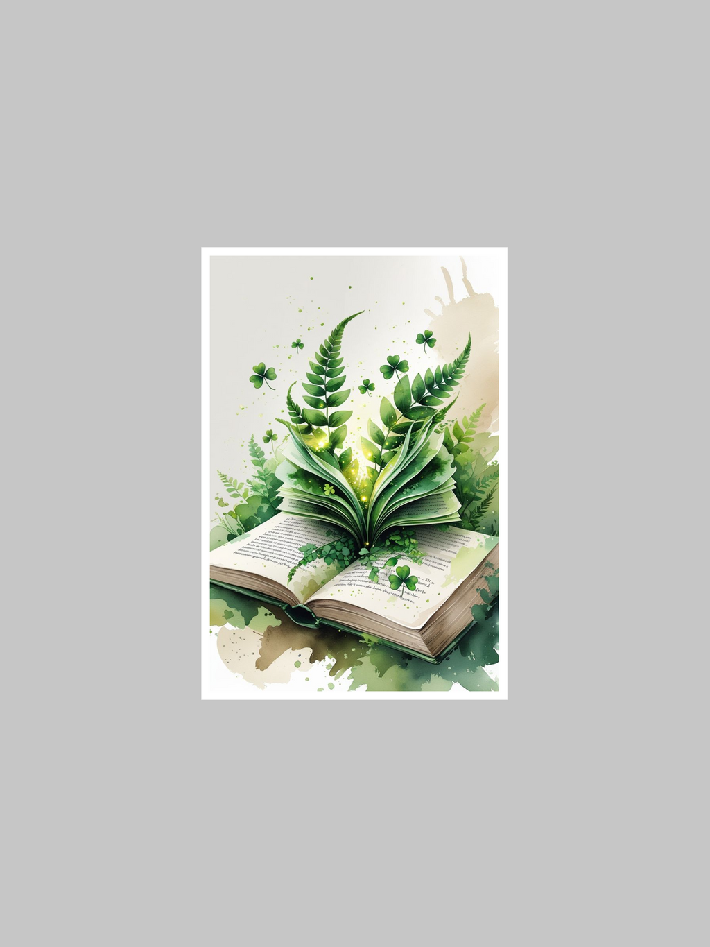 Books & Wild Nature Poster