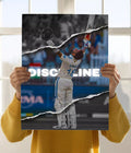 Virat Kohli Discipline Celebration Wall Poster