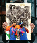 Virat Kohli & Rohit World Cup Glory Poster