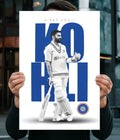 Virat Kohli Test Series Wall Poster
